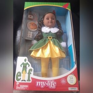 New MyLife 18" Doll In Elf Edtion Outfit.New In Box 12 Piece Set
